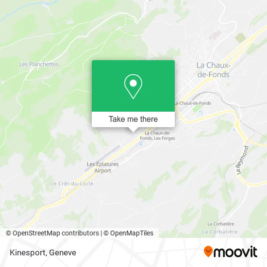 Kinesport map