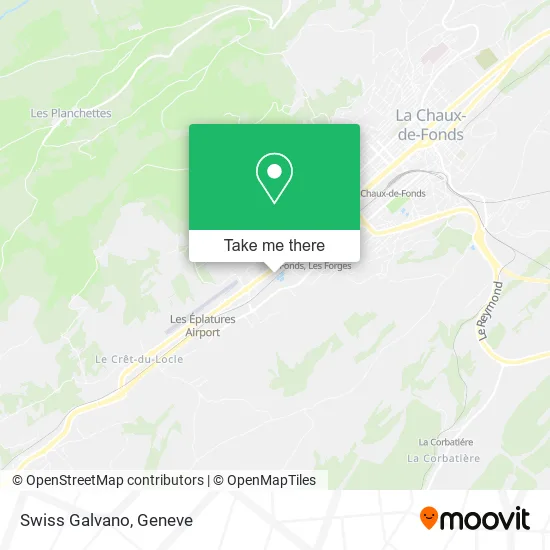 Swiss Galvano map