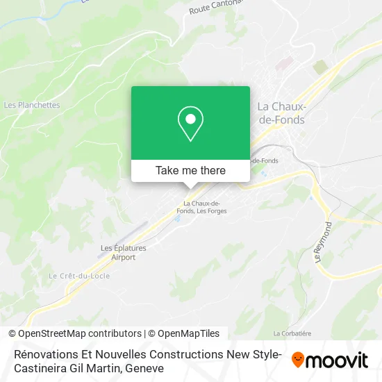 Rénovations Et Nouvelles Constructions New Style-Castineira Gil Martin map