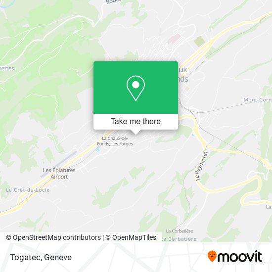 Togatec map