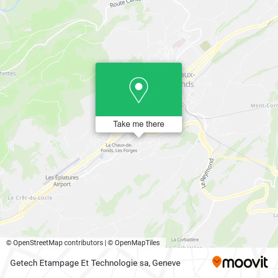 Getech Etampage Et Technologie sa map