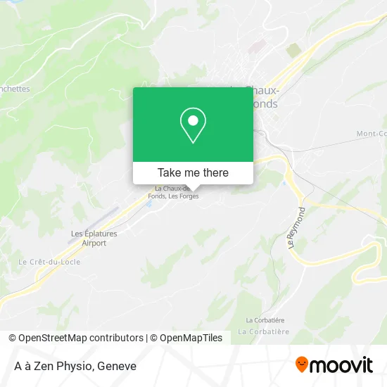 A à Zen Physio map