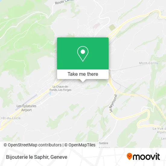 Bijouterie le Saphir map