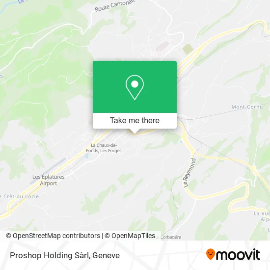 Proshop Holding Sàrl map