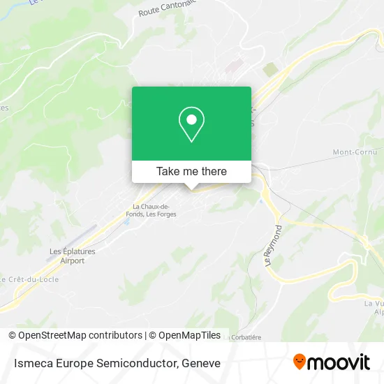 Ismeca Europe Semiconductor map