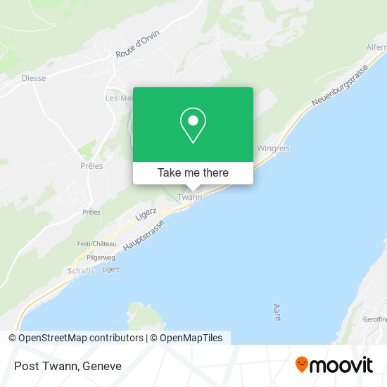 Post Twann map