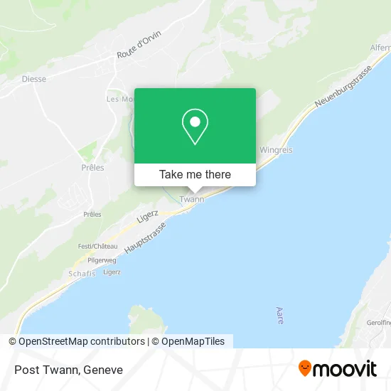 Post Twann map