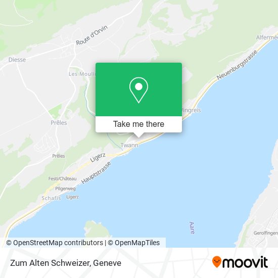 Zum Alten Schweizer map