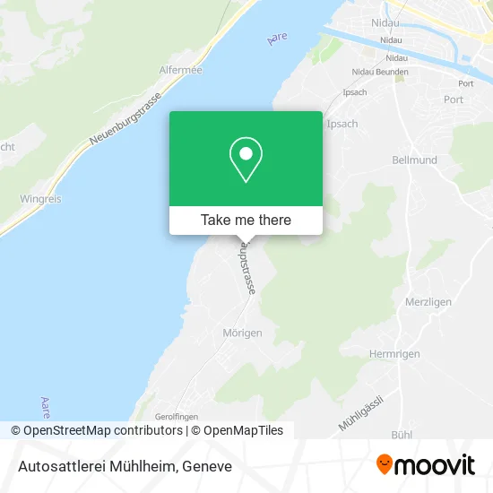 Autosattlerei Mühlheim map