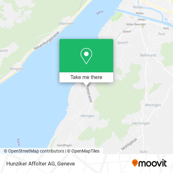 Hunziker Affolter AG map
