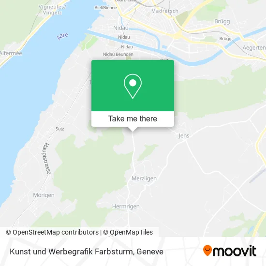 Kunst und Werbegrafik Farbsturm map