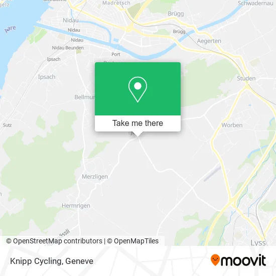 Knipp Cycling map