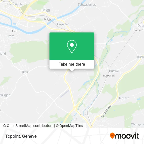 Tcpoint map