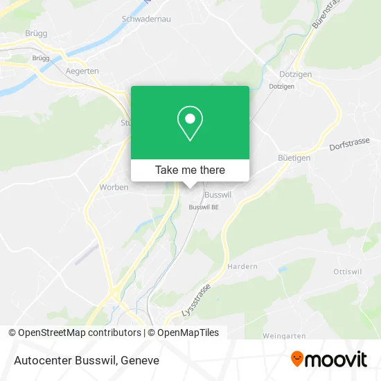 Autocenter Busswil map