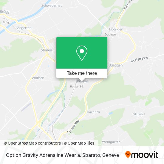 Option Gravity Adrenaline Wear a. Sbarato map