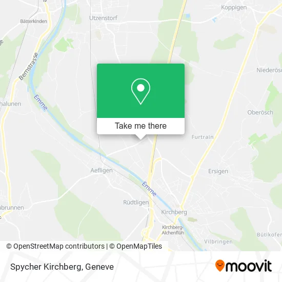 Spycher Kirchberg map