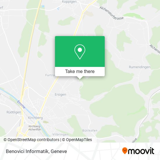 Benovici Informatik map