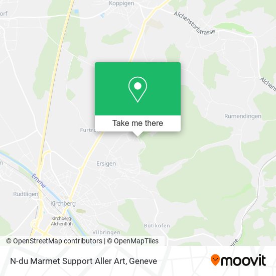 N-du Marmet Support Aller Art map