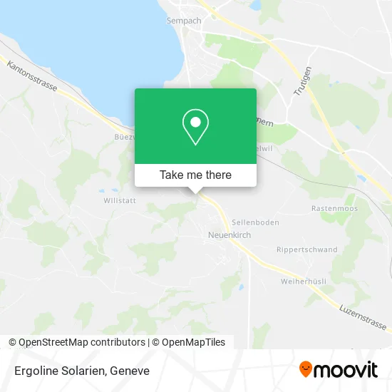Ergoline Solarien map