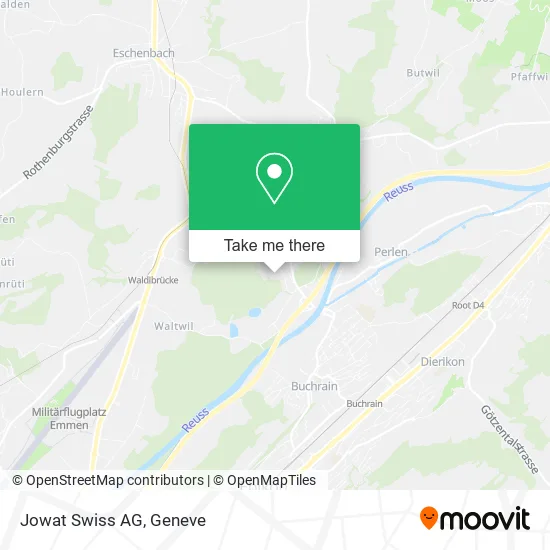 Jowat Swiss AG map