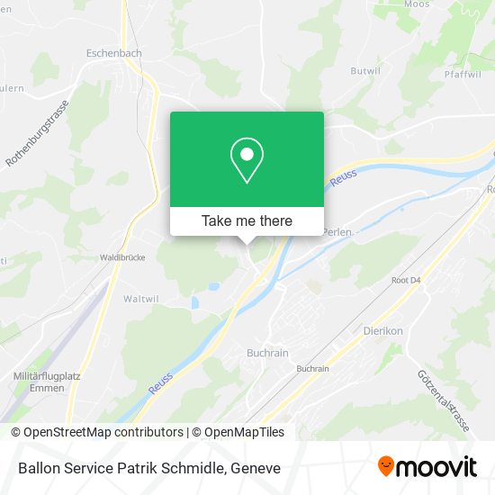 Ballon Service Patrik Schmidle map