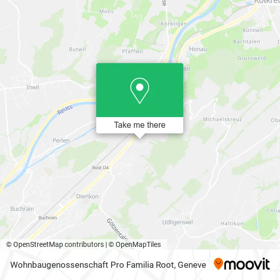 Wohnbaugenossenschaft Pro Familia Root map
