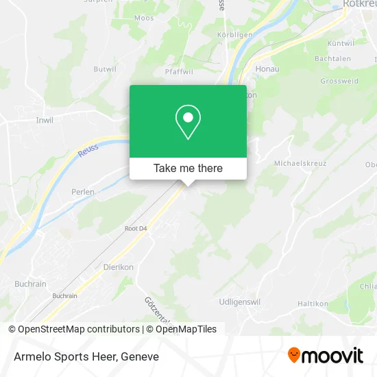 Armelo Sports Heer map