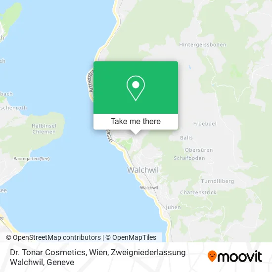 Dr. Tonar Cosmetics, Wien, Zweigniederlassung Walchwil map