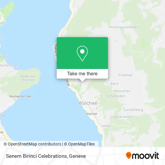 Senem Birinci Celebrations map