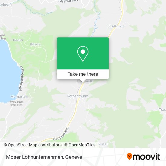 Moser Lohnunternehmen map