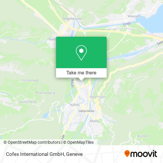 Cofex International GmbH map