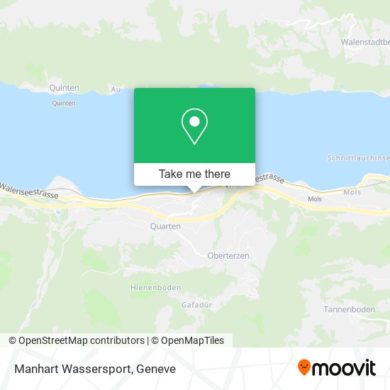 Manhart Wassersport map