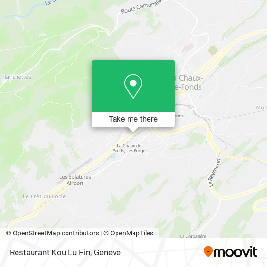 Restaurant Kou Lu Pin map