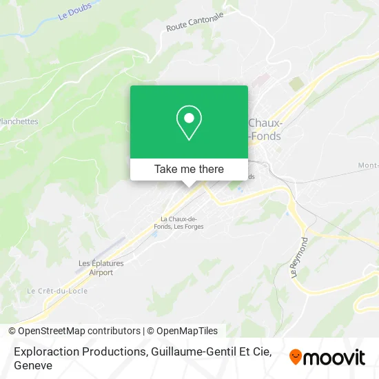 Exploraction Productions, Guillaume-Gentil Et Cie map