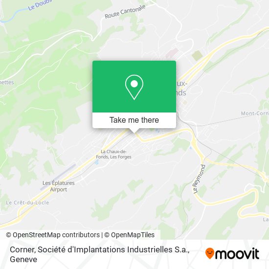 Corner, Société d'Implantations Industrielles S.a. map