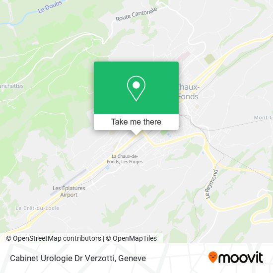 Cabinet Urologie Dr Verzotti map