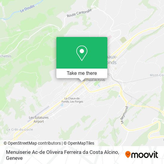 Menuiserie Ac-de Oliveira Ferreira da Costa Alcino map