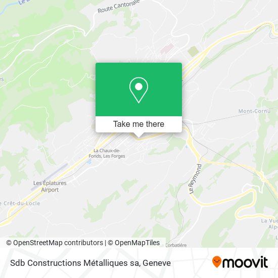Sdb Constructions Métalliques sa map