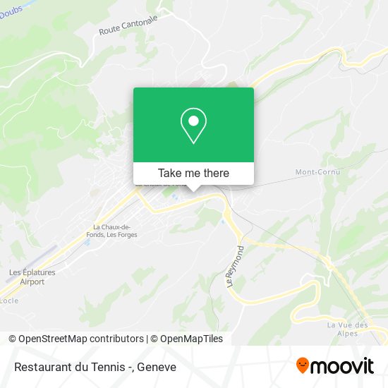 Restaurant du Tennis - map