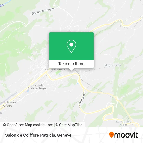 Salon de Coiffure Patricia map