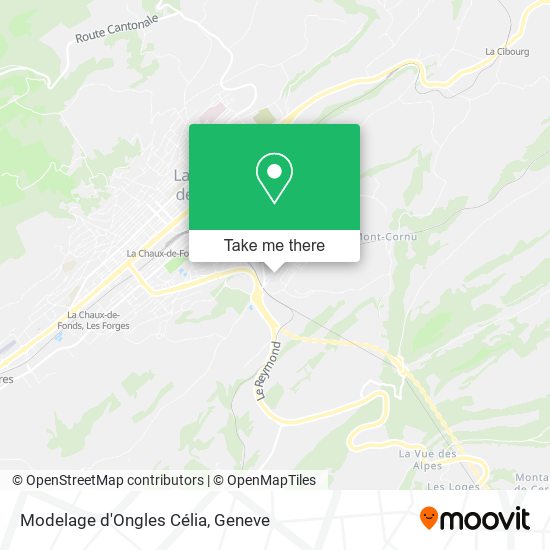 Modelage d'Ongles Célia map