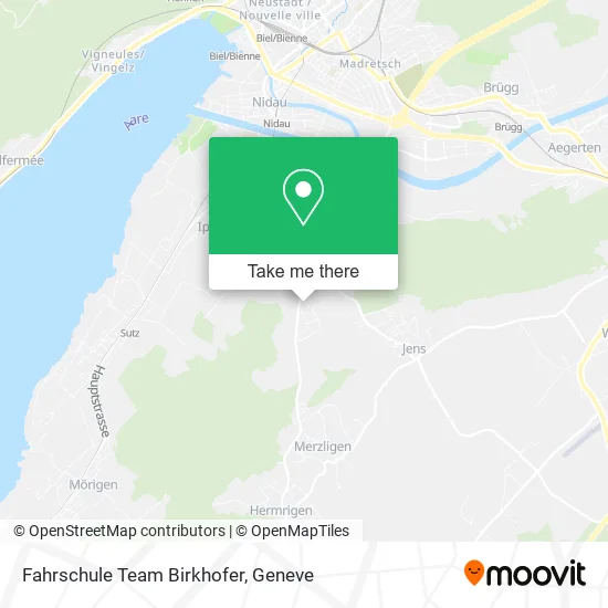 Fahrschule Team Birkhofer map