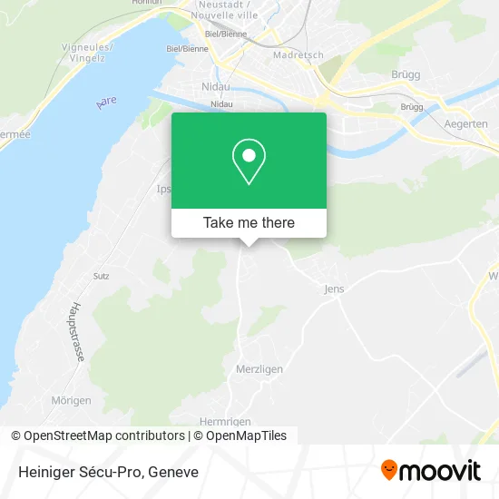 Heiniger Sécu-Pro map