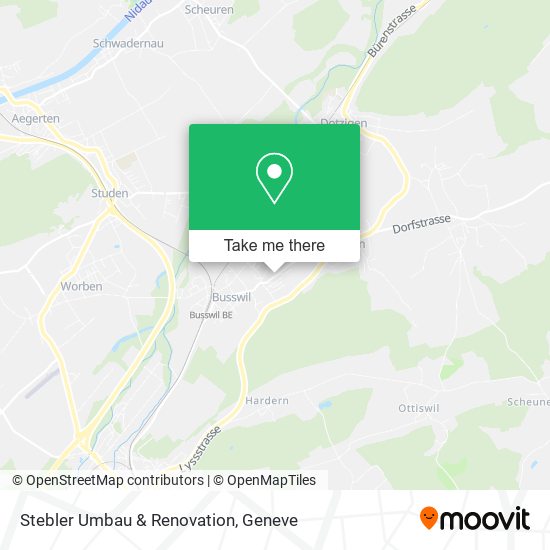 Stebler Umbau & Renovation map