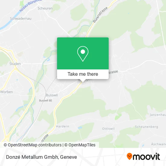 Donzé Metallum Gmbh map