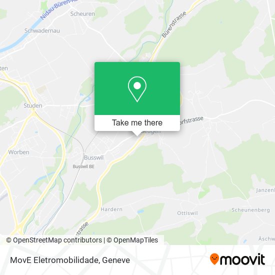 MovE Eletromobilidade map
