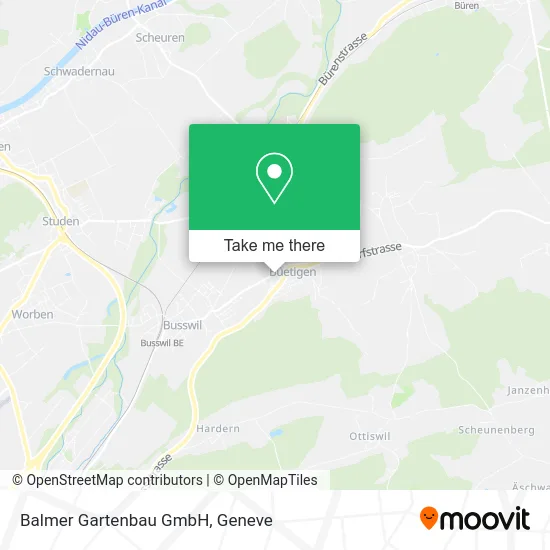 Balmer Gartenbau GmbH map