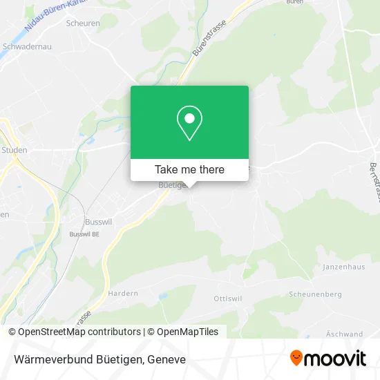 Wärmeverbund Büetigen map