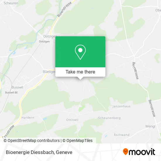 Bioenergie Diessbach map