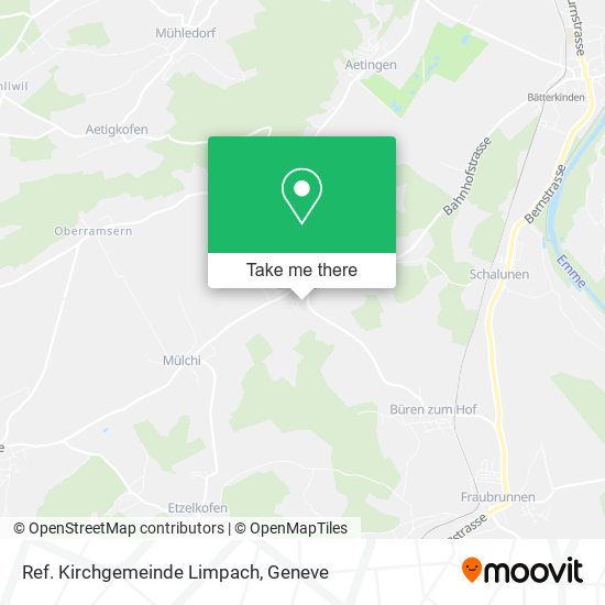Ref. Kirchgemeinde Limpach map